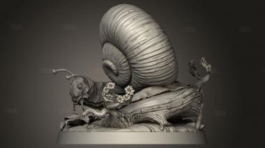 Маленькая Улитка 3d stl модель для ЧПУ