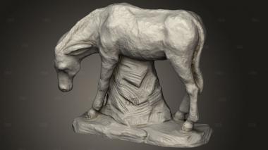Особенности осла 3d stl модель для ЧПУ