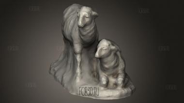 Особенности овец 3d stl модель для ЧПУ