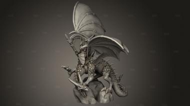 Дракон 3d stl модель для ЧПУ