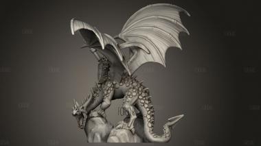Дракон 3d stl модель для ЧПУ