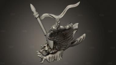 Герой-орел 3d stl модель для ЧПУ