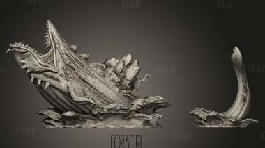 Люнгбакр из скандинавской мифологии 3d stl модель для ЧПУ