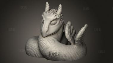 Оккамианский легкий Кусочек 3d stl модель для ЧПУ