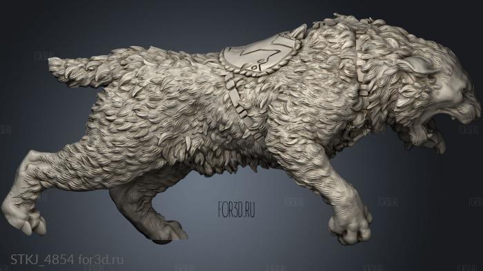 Ogres and Amazons Carninn the Primeval Roar stl model for CNC