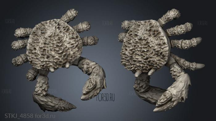 Omnioji Crab stl model for CNC