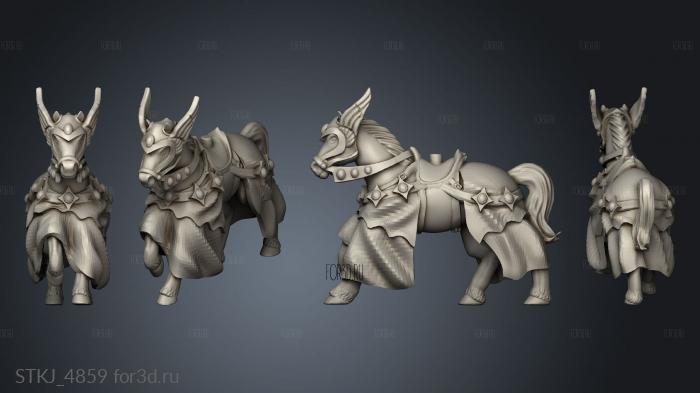 Omnioji Elf Horse stl model for CNC