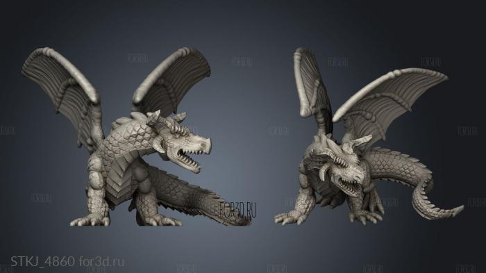 Omnioji The Lost Dragon stl model for CNC