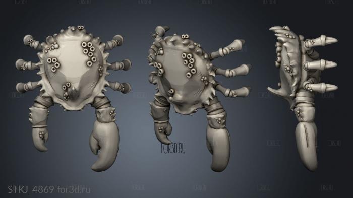 Orc King Crab stl model for CNC