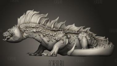 Король орков Огненная Саламандра 3d stl модель для ЧПУ