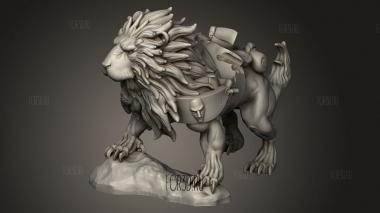 Король Орков Солнечный Лев 3d stl модель для ЧПУ