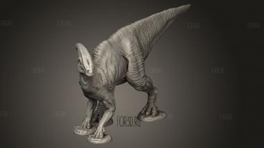 Поза паразавролофа 3d stl модель для ЧПУ
