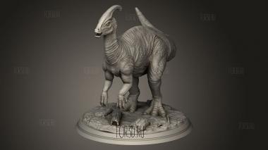 Паразауролоф 3d stl модель для ЧПУ