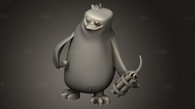 Пингвины Мадагаскара в Рико 3d stl модель для ЧПУ