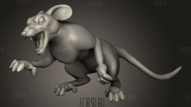 Крысолов-Дудочник 3d stl модель для ЧПУ