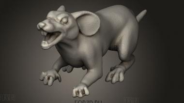 Крысолов-Дудочник 3d stl модель для ЧПУ