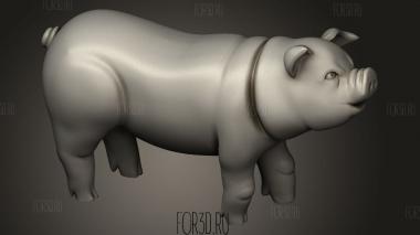 Свинья Наверху 3d stl модель для ЧПУ