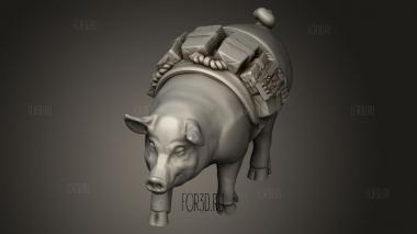 Постапокалиптическая Война с Поросятами 3d stl модель для ЧПУ