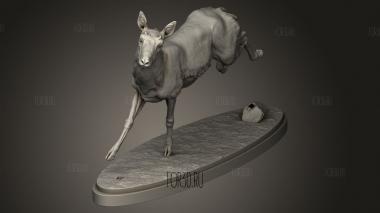Погоня за вилорогом 3d stl модель для ЧПУ