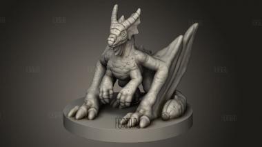 Псевдодракон 3d stl модель для ЧПУ