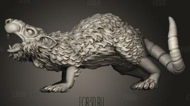 ГИГАНТСКИЙ ГРЫЗУН 3d stl модель для ЧПУ