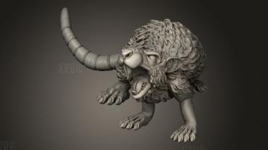 ГИГАНТСКИЙ ГРЫЗУН 3d stl модель для ЧПУ