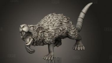 ГИГАНТСКИЙ ГРЫЗУН 3d stl модель для ЧПУ