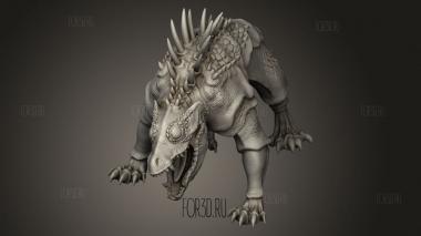 Рептильная собака Мастиф 3d stl модель для ЧПУ
