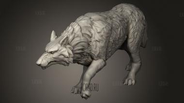 Лютоволк 3d stl модель для ЧПУ