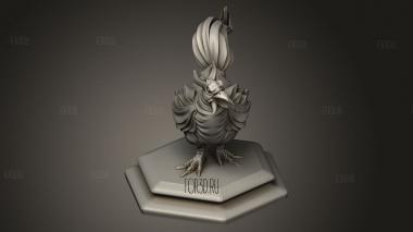 Грубая и кувыркающаяся Грубая цыпочка 3d stl модель для ЧПУ