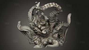 Шоггот 3d stl модель для ЧПУ