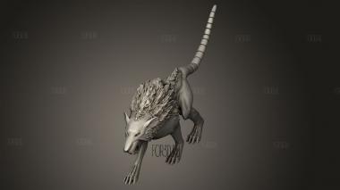 Скавены Крысиный Волк 3d stl модель для ЧПУ