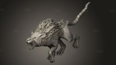 Скавены Крысиный Волк 3d stl модель для ЧПУ