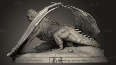 Статуя Смауга 3d stl модель для ЧПУ