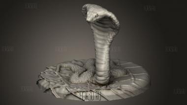 Змея 3d stl модель для ЧПУ