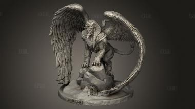 Основание Сфинкса 3d stl модель для ЧПУ