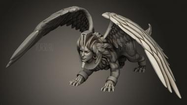 Сфинкс 3d stl модель для ЧПУ