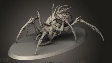 Паук 3d stl модель для ЧПУ