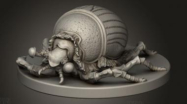 Гигантский жук-Скарабей 3d stl модель для ЧПУ