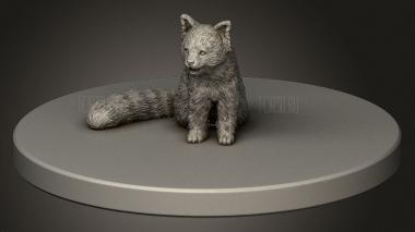 Красная Панда 3d stl модель для ЧПУ