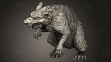 ГИГАНТСКАЯ КРЫСА 3d stl модель для ЧПУ