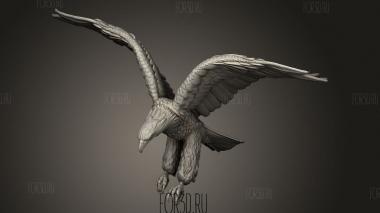 Гигантский орел пикирует 3d stl модель для ЧПУ