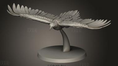 Гигантские орлы полет орла 3d stl модель для ЧПУ