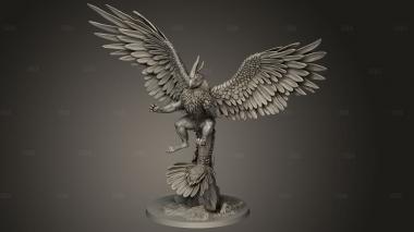 Лесной Грифон 3d stl модель для ЧПУ