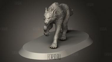 Абракадабра ОБОРОТНИ-ВОЛК 3d stl модель для ЧПУ