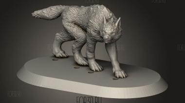 Абракадабра ОБОРОТНИ-ВОЛК 3d stl модель для ЧПУ