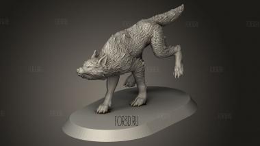 Абракадабра ОБОРОТНИ-ВОЛК 3d stl модель для ЧПУ