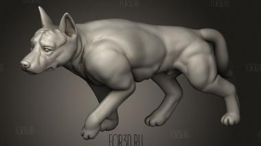 Собака СОПРОТИВЛЕНИЯ 3d stl модель для ЧПУ