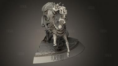 Печали Владеют Лошадьми Барона Хорса 3d stl модель для ЧПУ