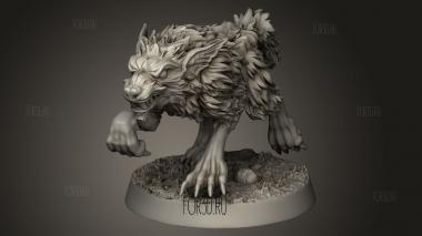 Дикие Волки-Волчицы 3d stl модель для ЧПУ